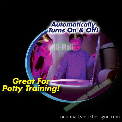 New Design 7 Colors Motion Sensor LED Toilet Bowl Night Light